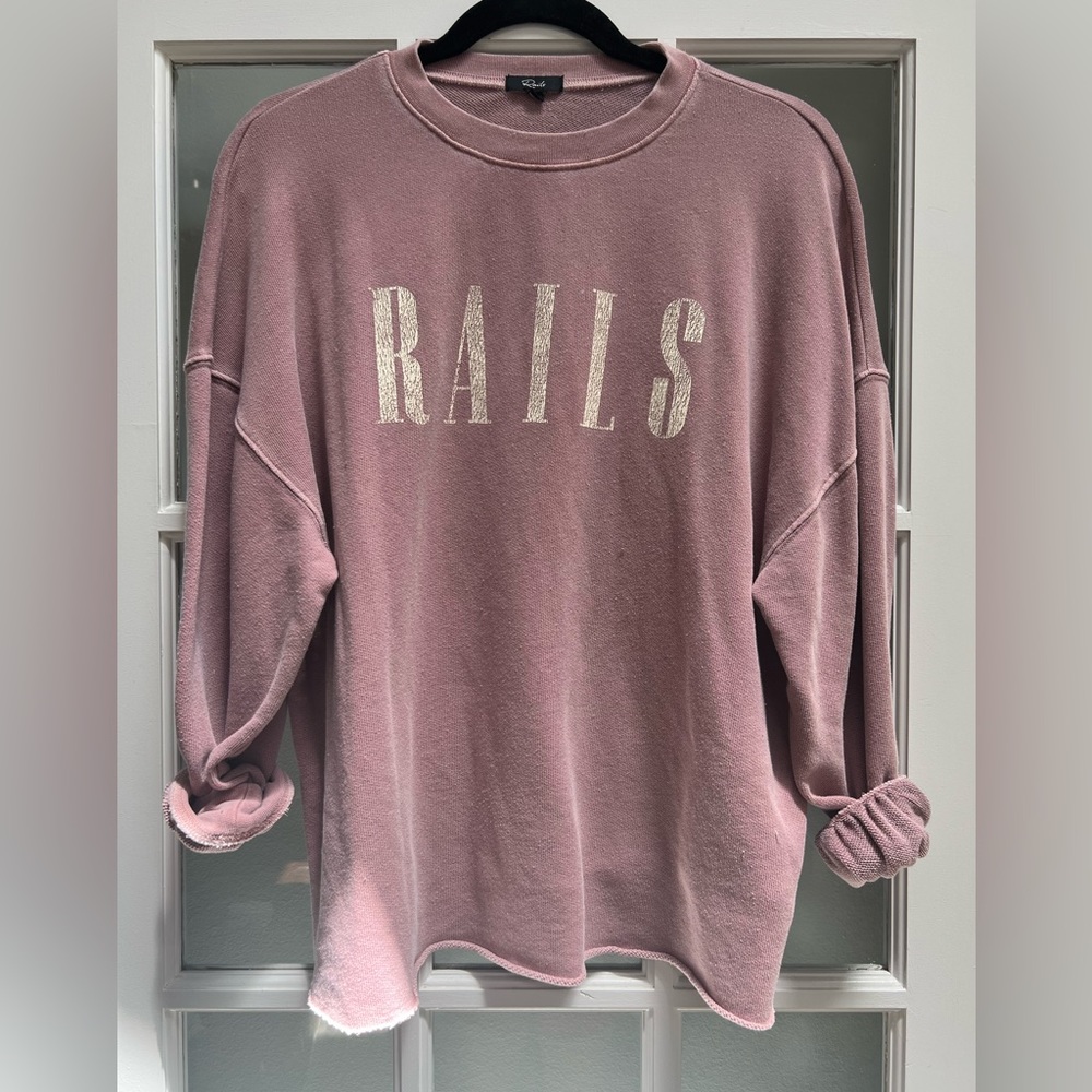 Rails pink sweatshirt size xs
